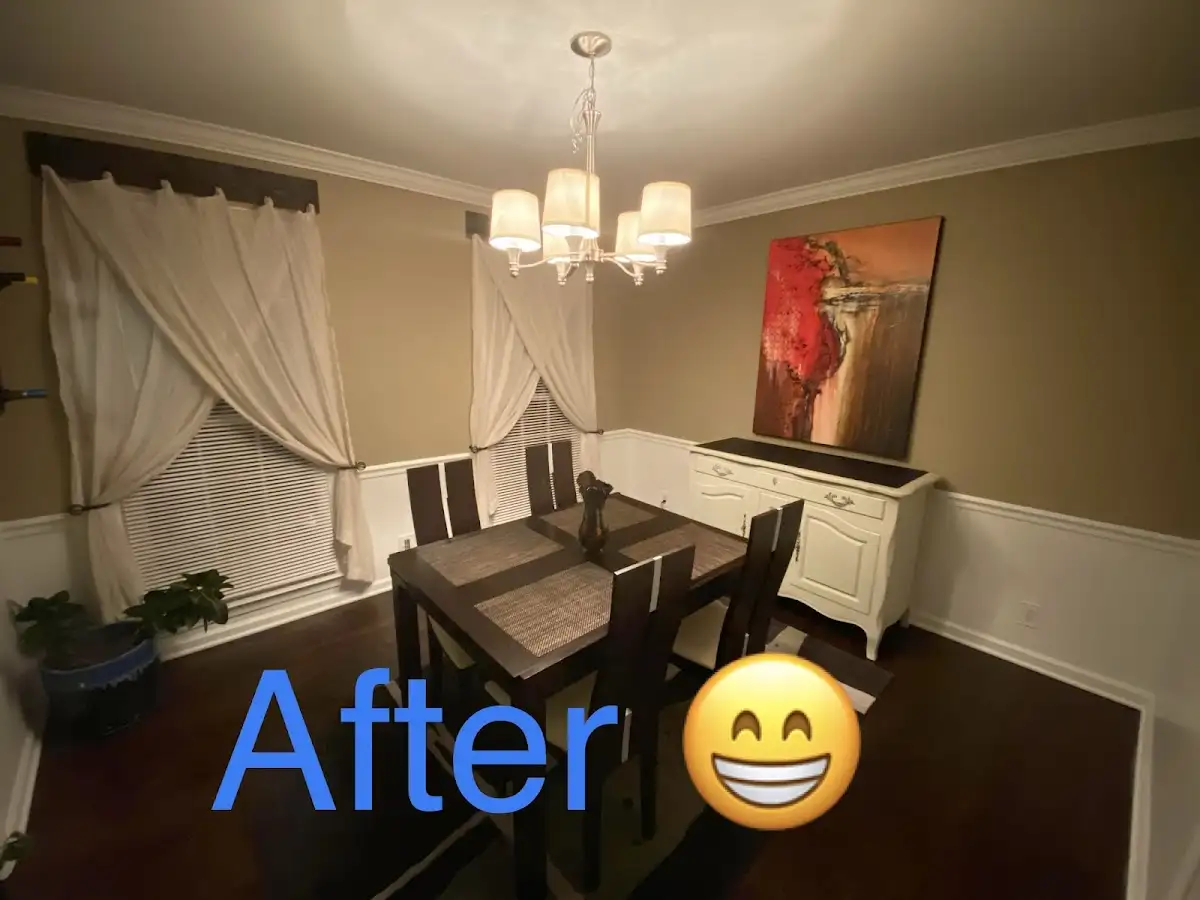 Professional dining room restoration after water damage in West Point
