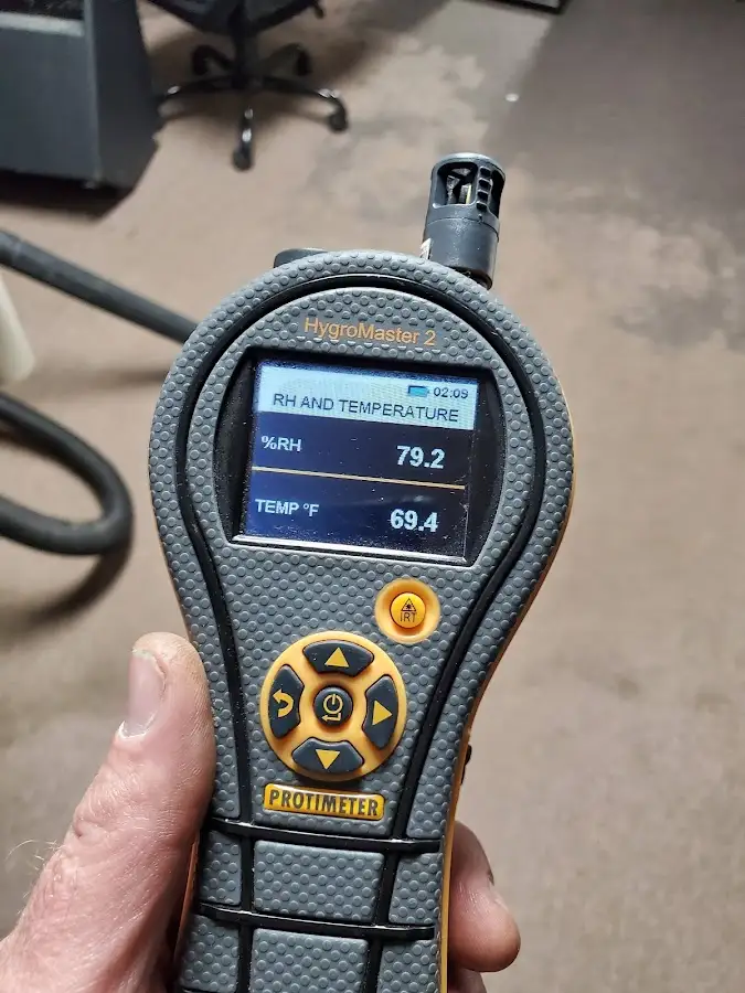 Moisture meter humidity assessment for Fire & Smoke Damage Restoration in West Point