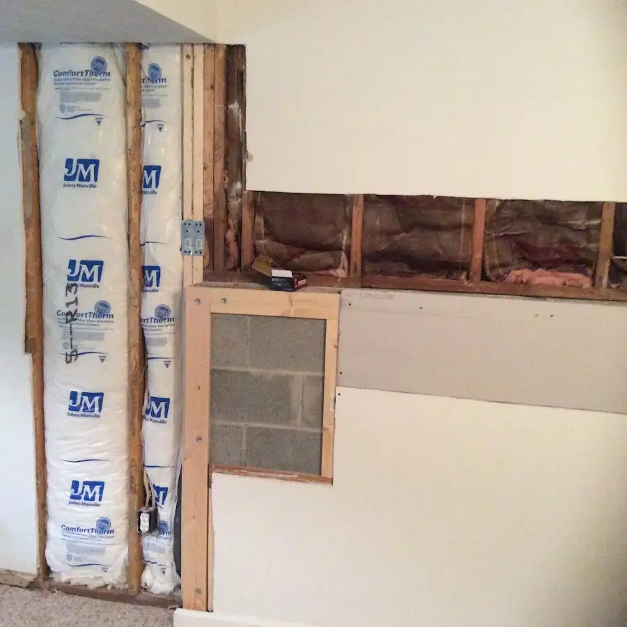 Wall insulation replacement during Odor Removal & Deodorization in West Point
